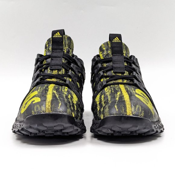 Adidas Men Vigor Black Yellow ACG Trail Hike Bounce Running Sneakers shoes sz 7 - Picture 3 of 11